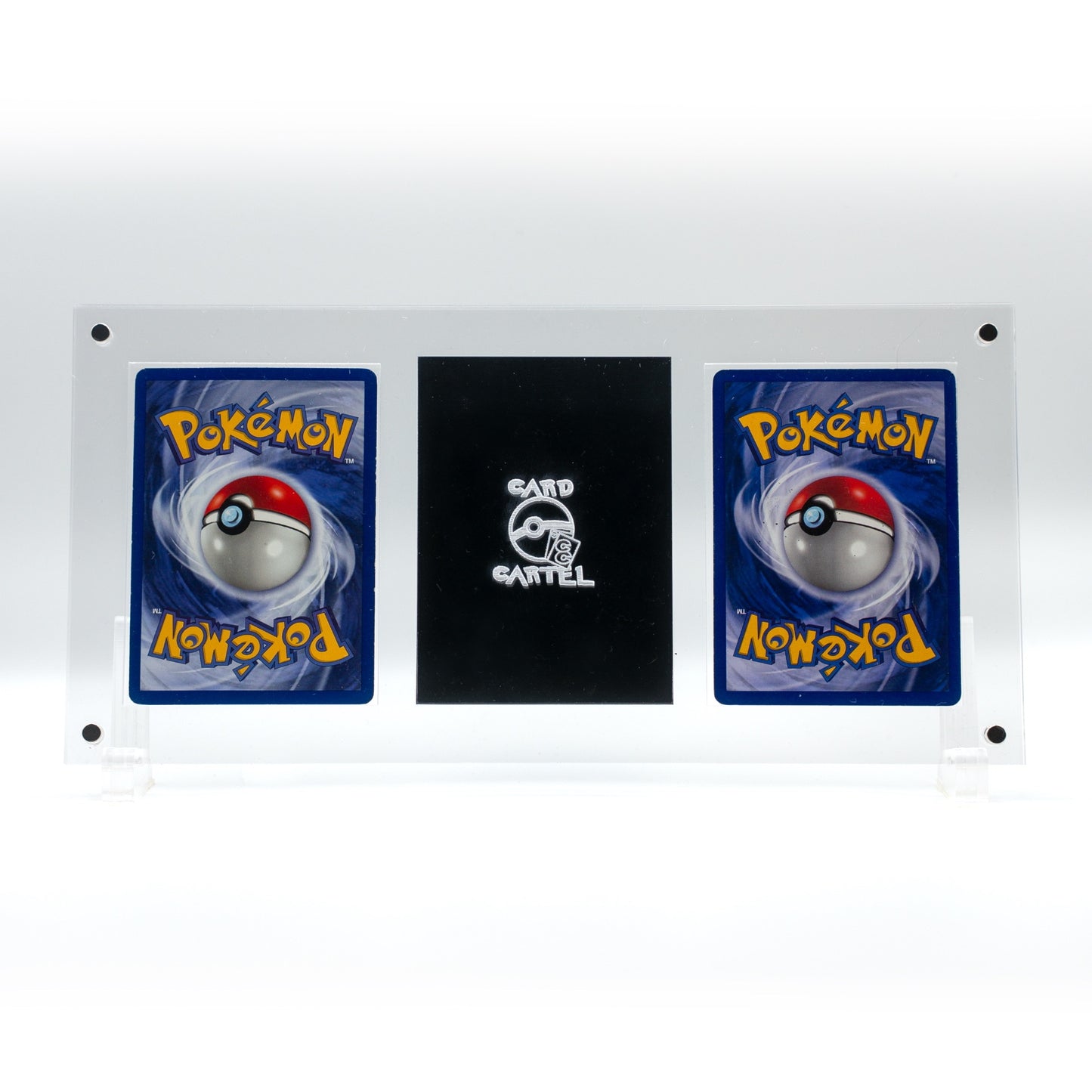 3 Card Display Unit - Clear