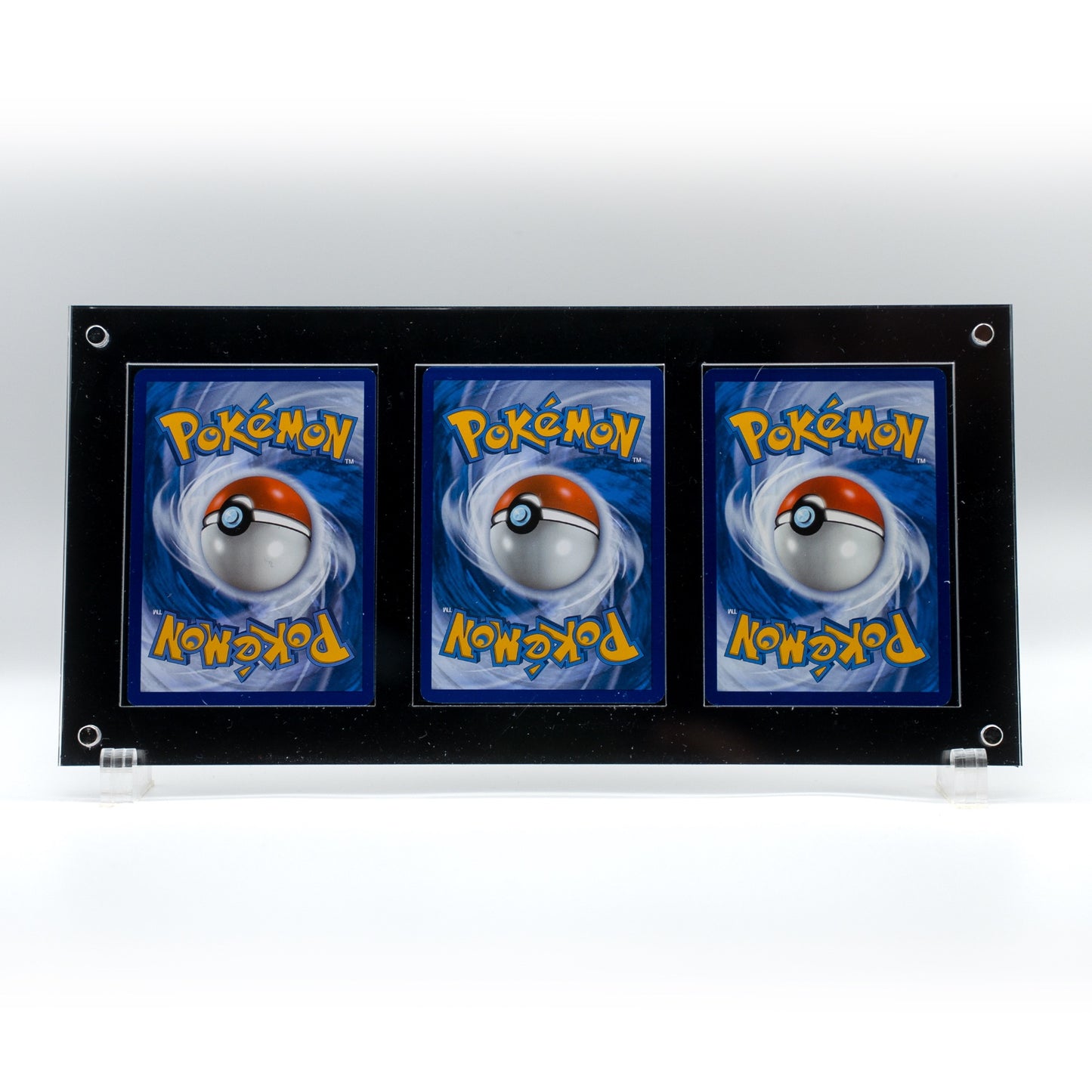 3 Card Display - Black