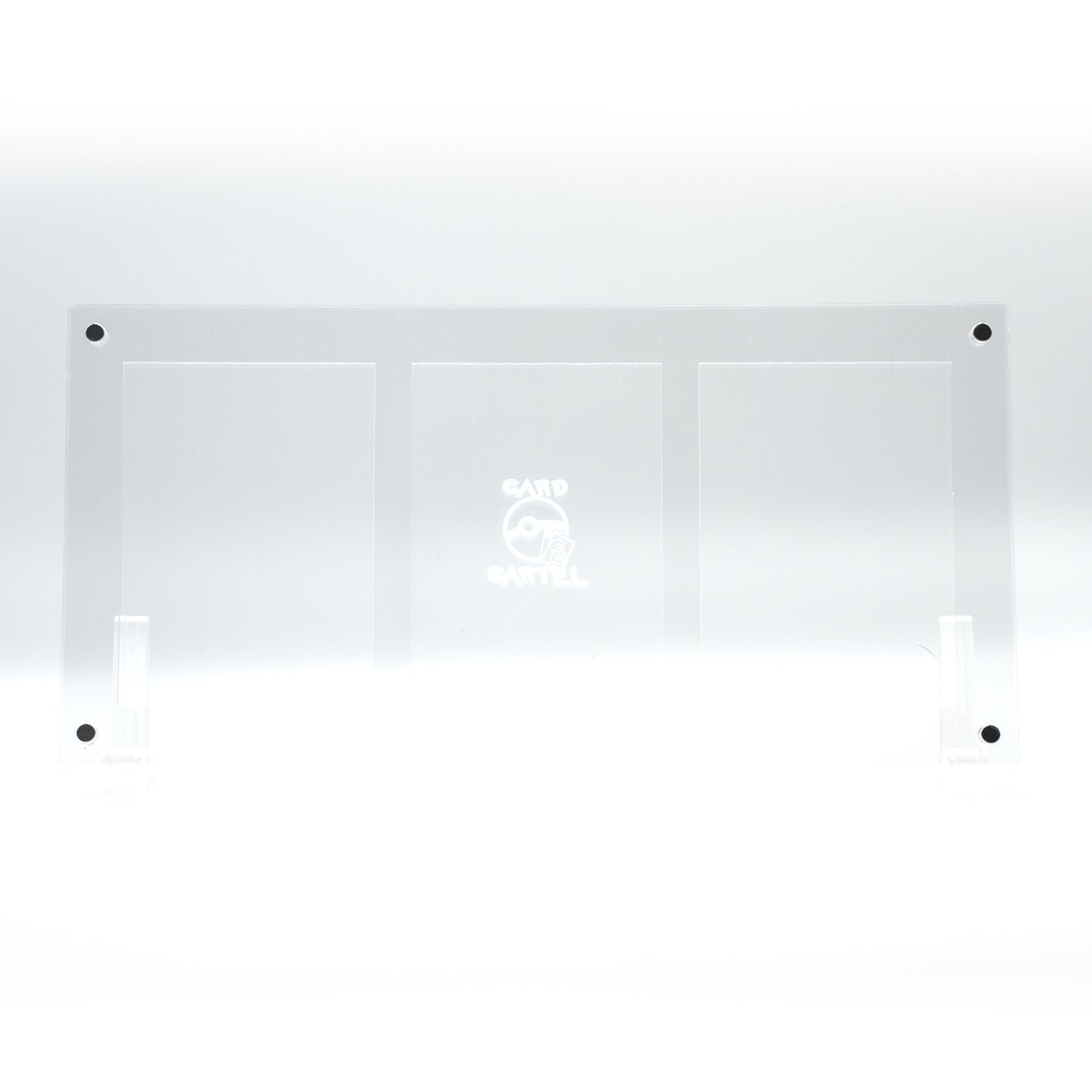 3 Card Display Unit - Clear