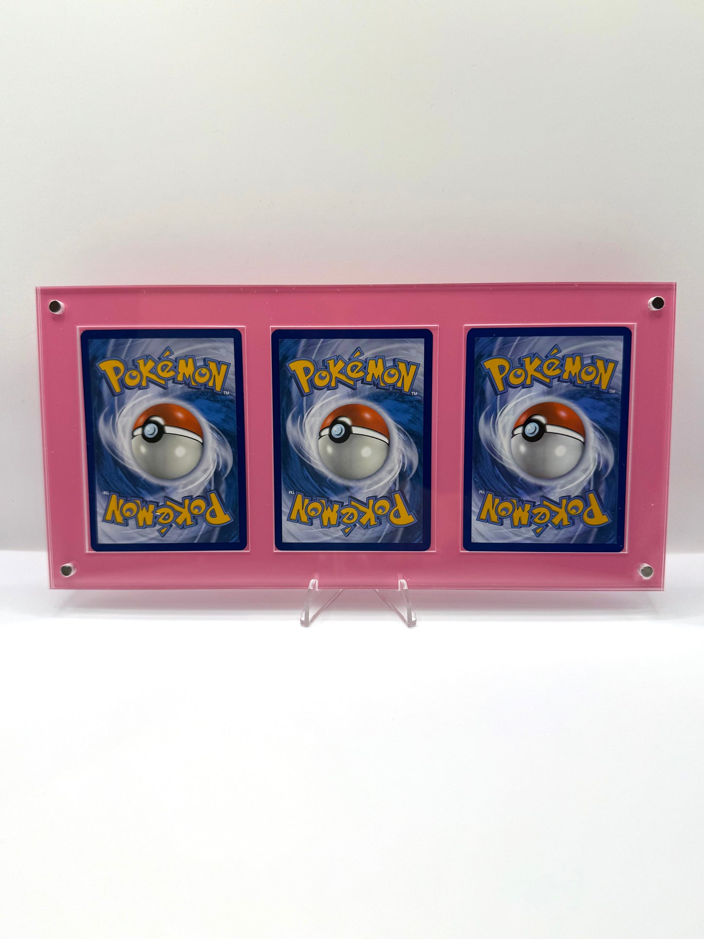3 Card Display Unit - Pink Card Cartel 3 Card Display Unit - Pink Card Cartel