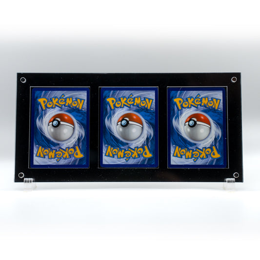 3 Card Display - Black