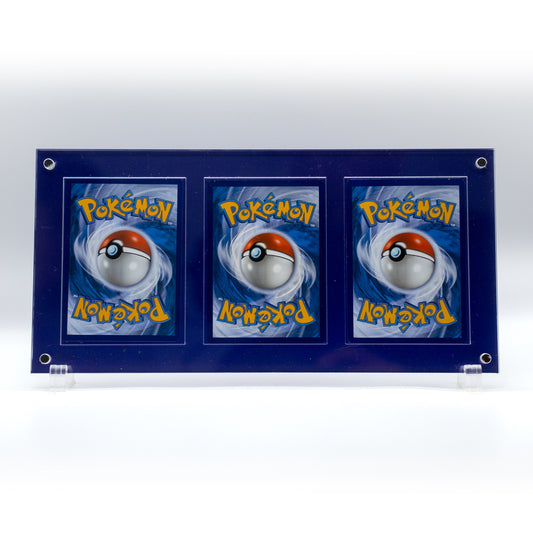 3 Card Display - Purple
