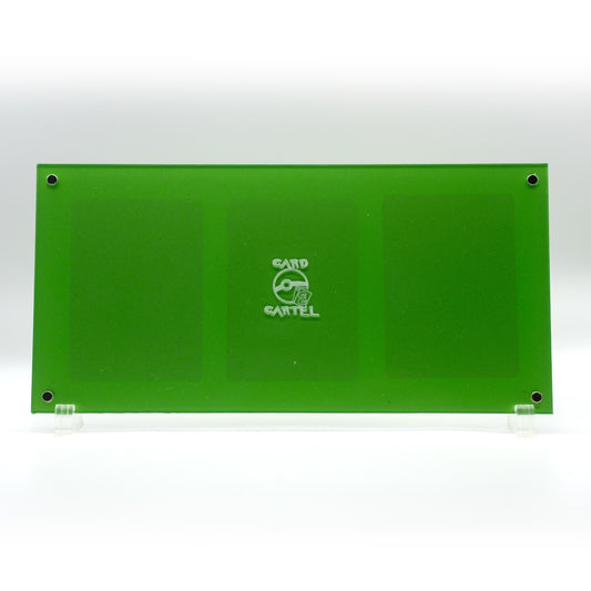 3 Card Display Unit - Green