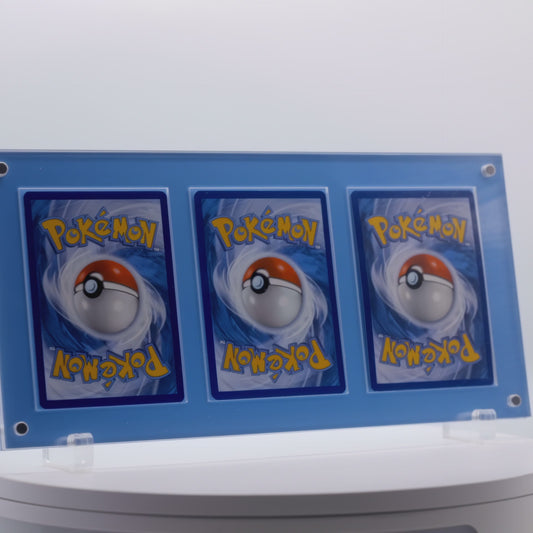 3 Card Display Unit - Blue